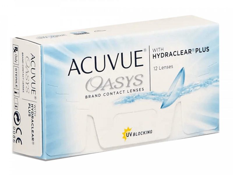 Acuvue Oasys with Hydraclear Plus (12 lenses)