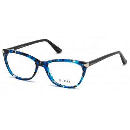 New GUESS GU1427P084 52-18-135 52mm Round Blue Women's Eyeglasses sold Frame RR