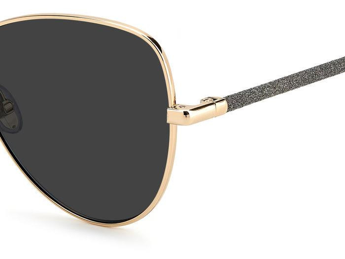 Jimmy choo reto hot sale 57mm aviator sunglasses