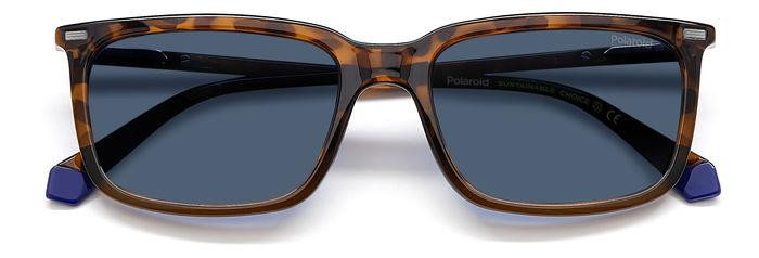 Polaroid PLD 2117/S Black/Grey 55/18/145 men Sunglasses