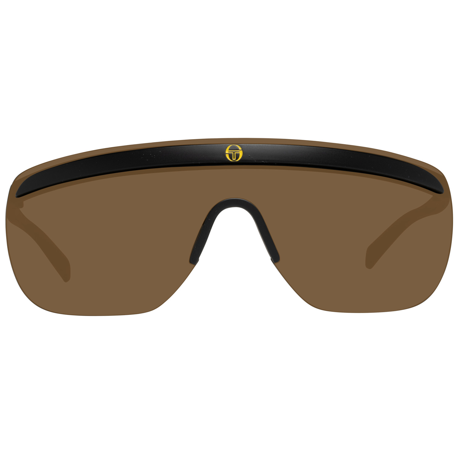 Gold logomania clearance visor sunglasses