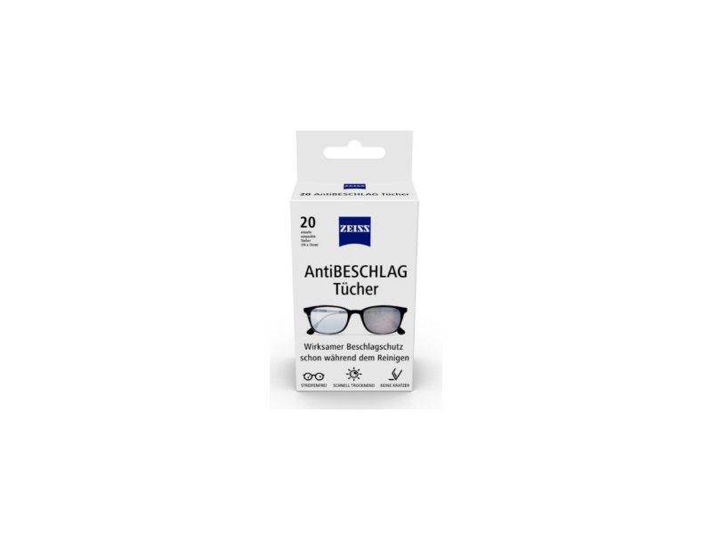 Zeiss dehumidifying wipes