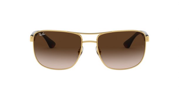 ray ban 3533 gold