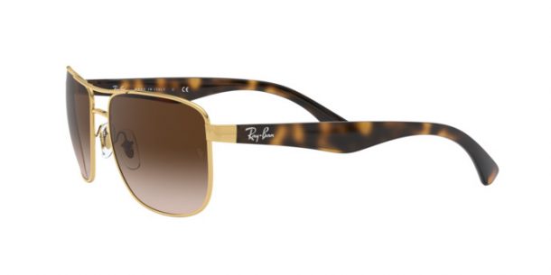 ray ban 3533 gold