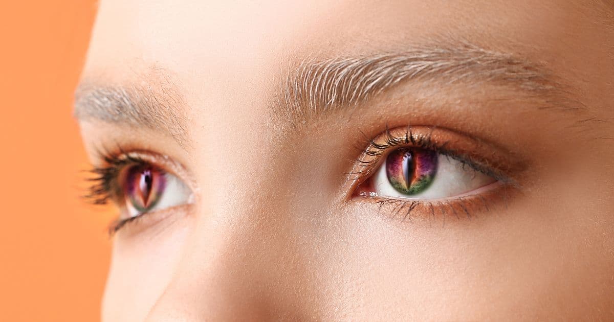 Non-prescription colored contact lens